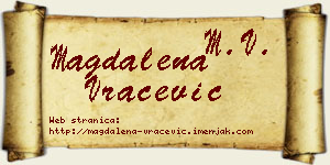 Magdalena Vračević vizit kartica
